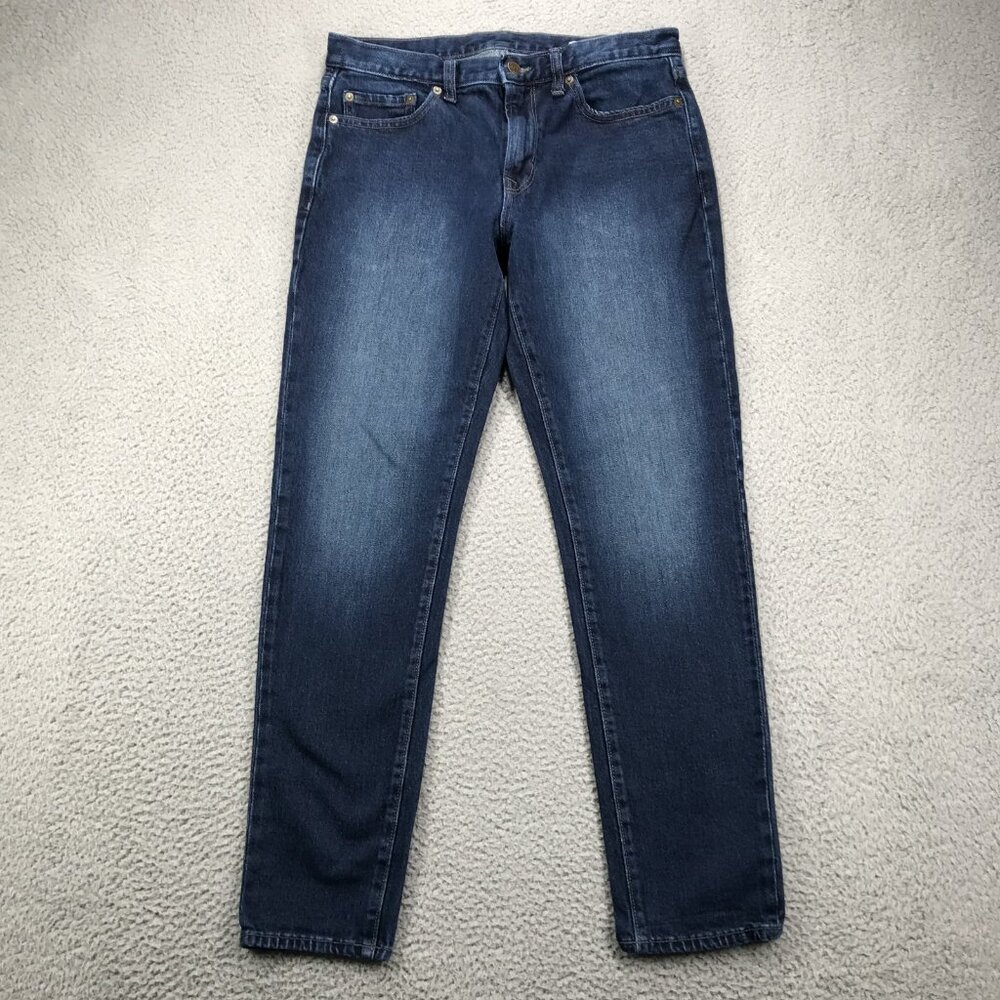 BANANA REPUBLIC Factory Jeans Mens 30x30 Slim Fit‎ Standard Dark Washwell Denim